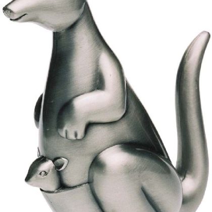 Kangaroo Money Box - Pewter