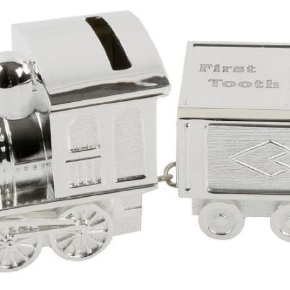 Train Money Box with First Tooth and First Curl Carriage