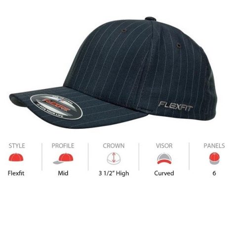6195P FLEXFIT PINSTRIPE