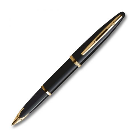 Carène Black Lacquer Gold Trim Fountain Pen