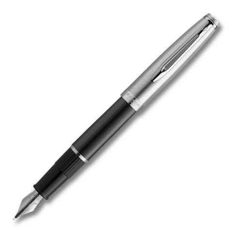 Emblème Black Chrome Trim Fountain Pen