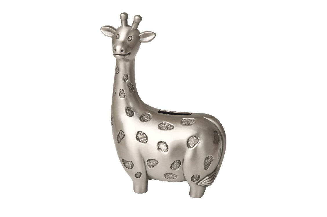 Giraffe Money Box Pewter Express Trophies